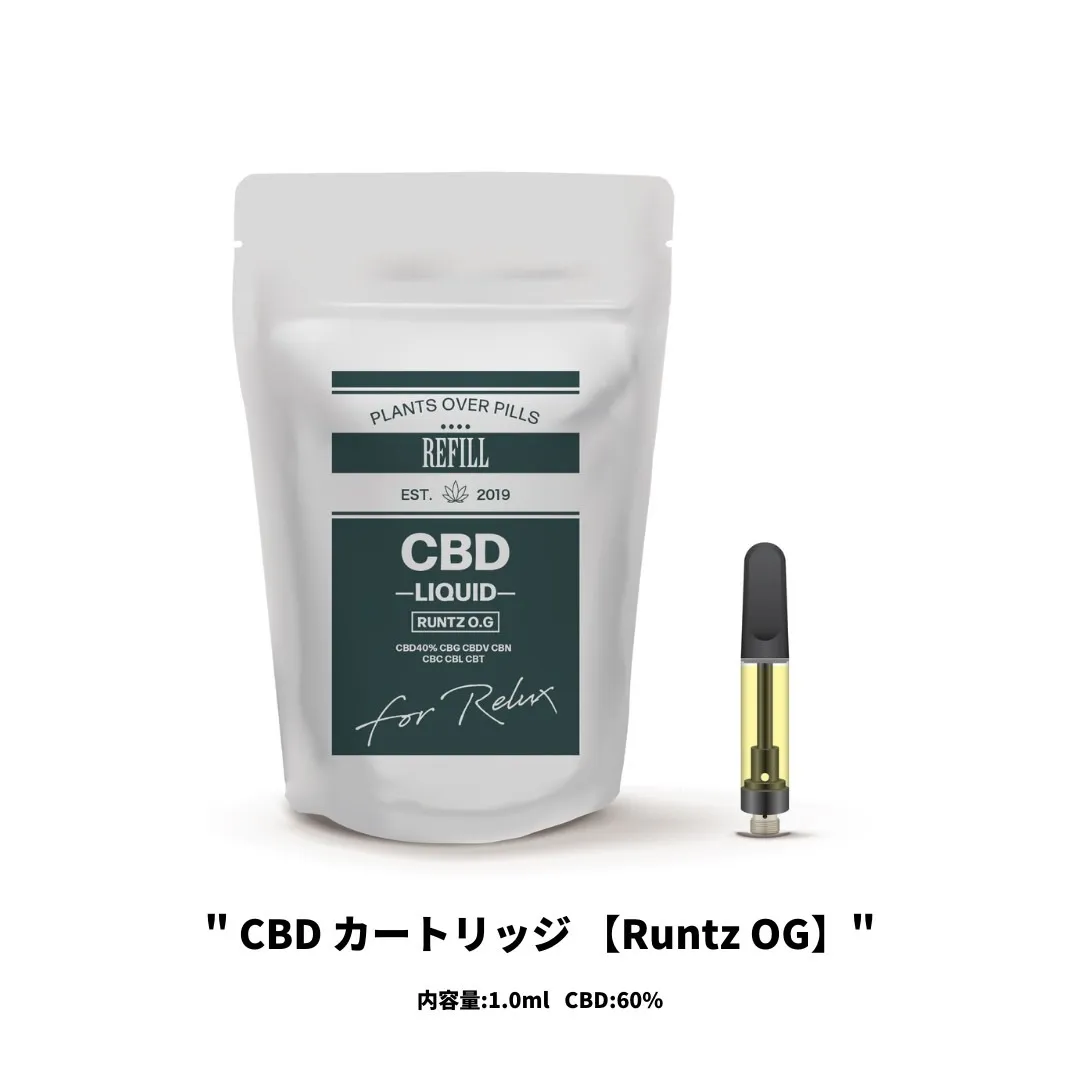 REFILL CBD カートリッジ CBD60% 1.0ml【Runtz OG】